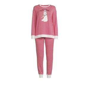 Secret Treasures NEW Women's Hacci Long Sleeve Jogger Pant Pajama 2-Pc Set 880